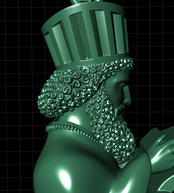 Faravahar Ahura Mazda Pendant 3D print model_9