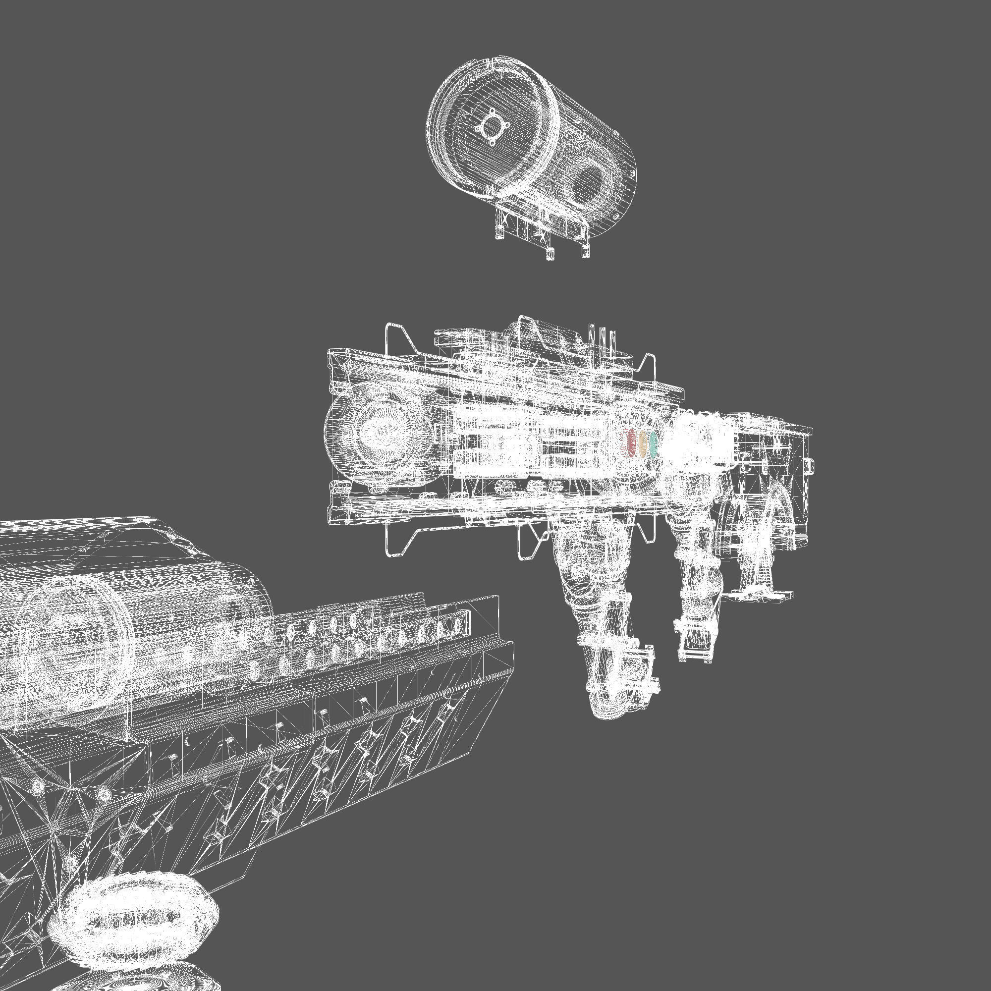 Modular Laser Gun 3D model_28