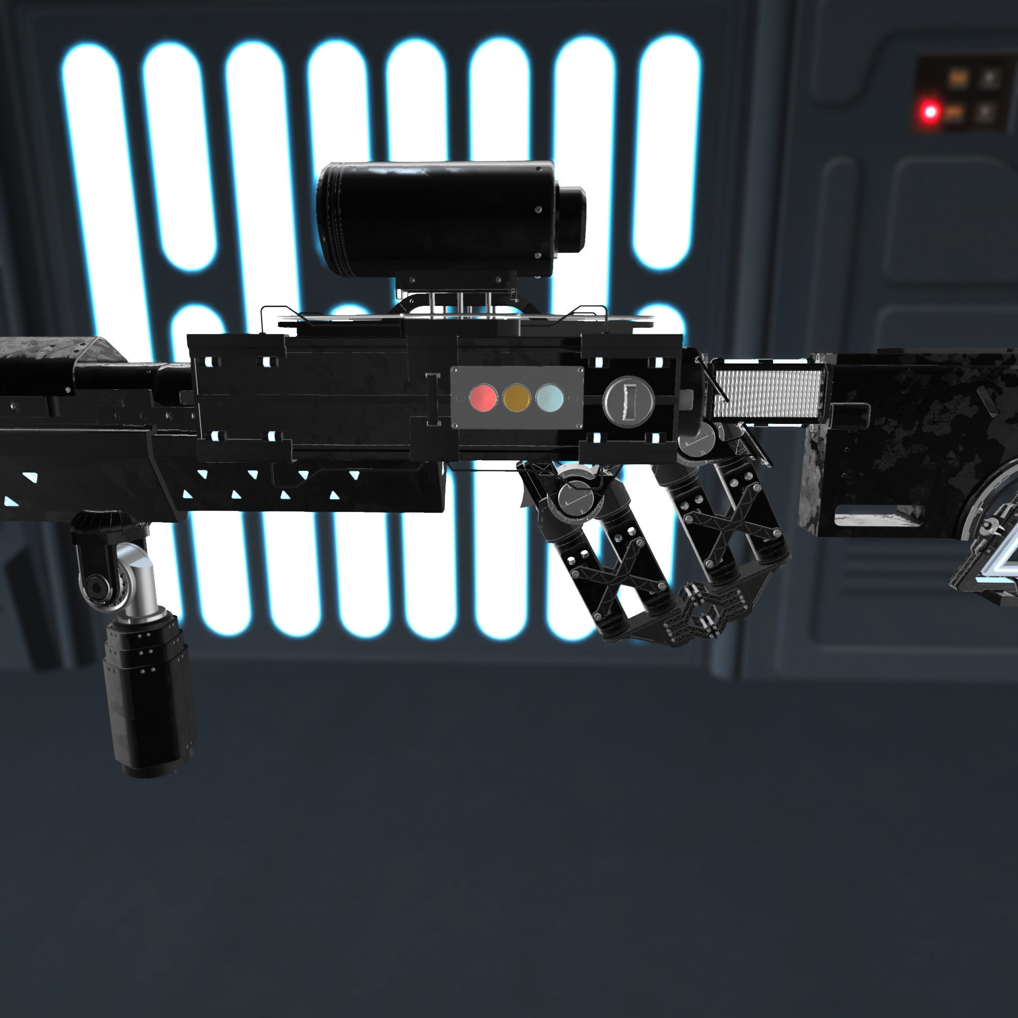 Modular Laser Gun 3D model_19