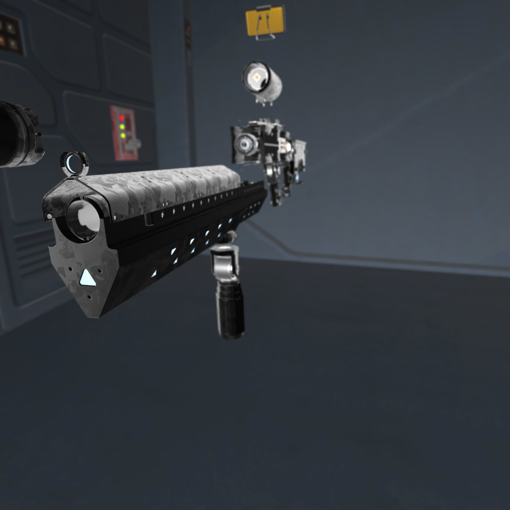 Modular Laser Gun 3D model_4