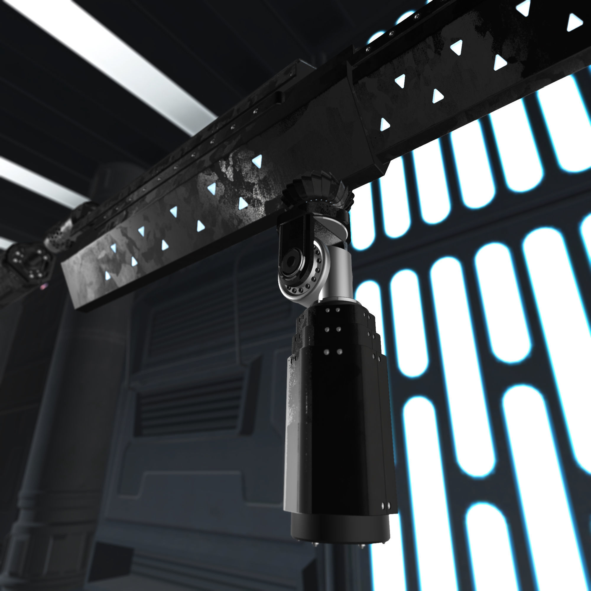 Modular Laser Gun 3D model_7