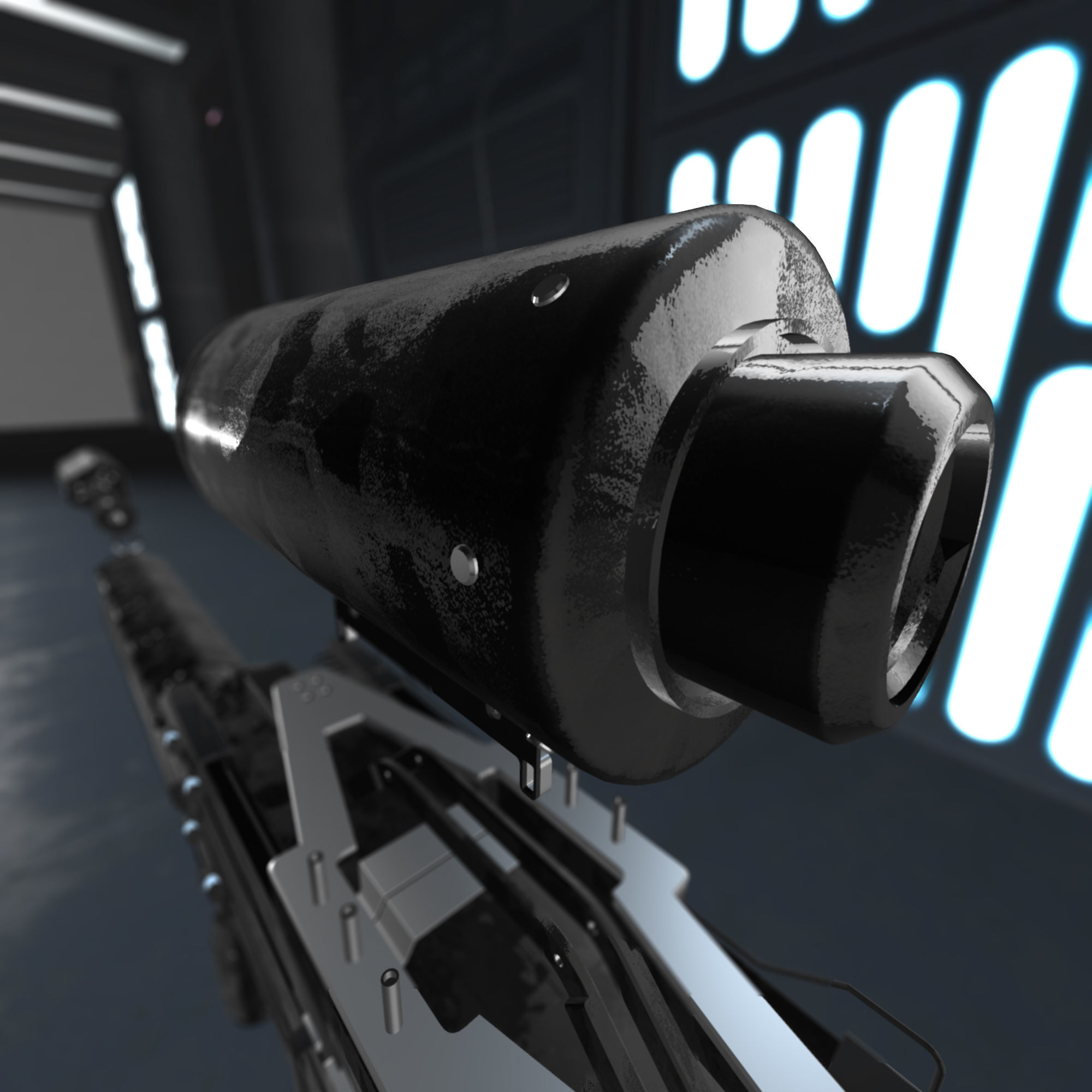 Modular Laser Gun 3D model_18
