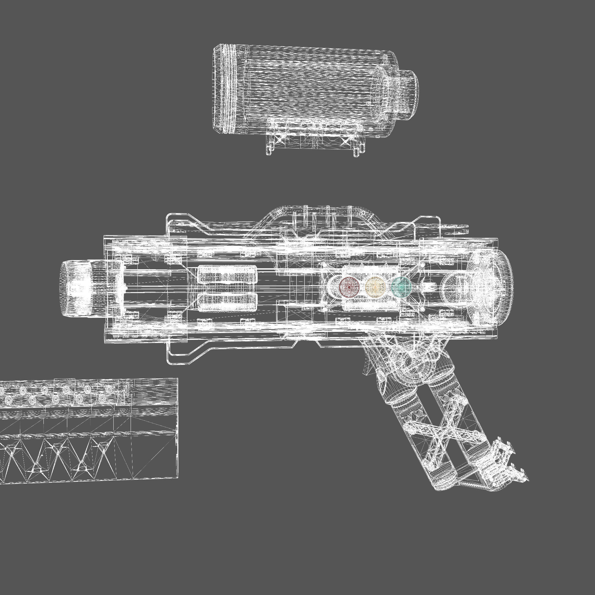 Modular Laser Gun 3D model_30