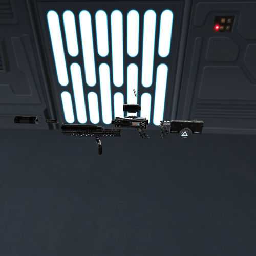 Modular Laser Gun 3D model