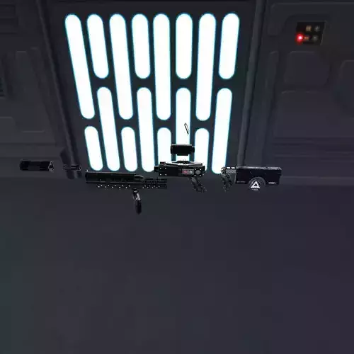 Modular Laser Gun 3D model