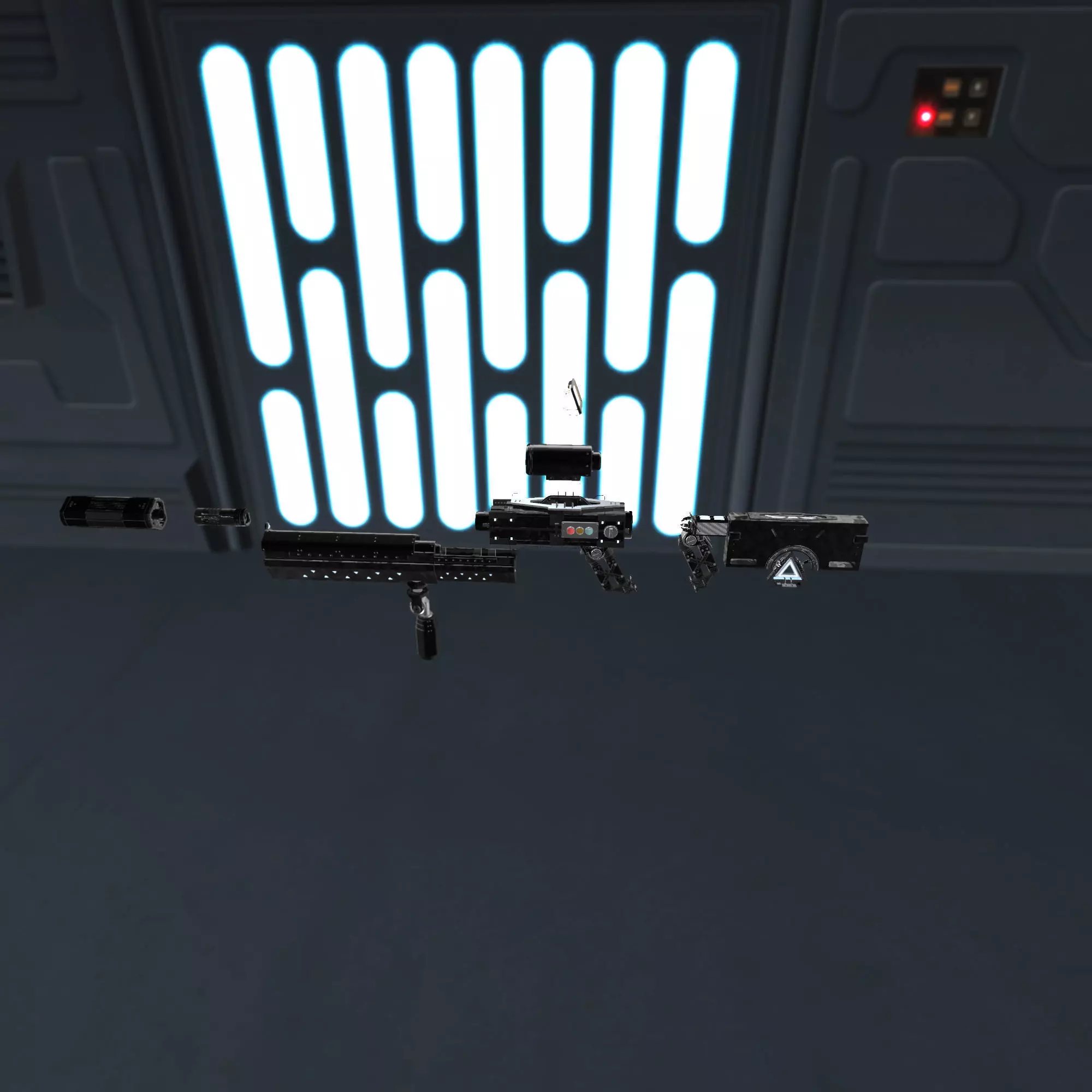 Modular Laser Gun 3D model_0