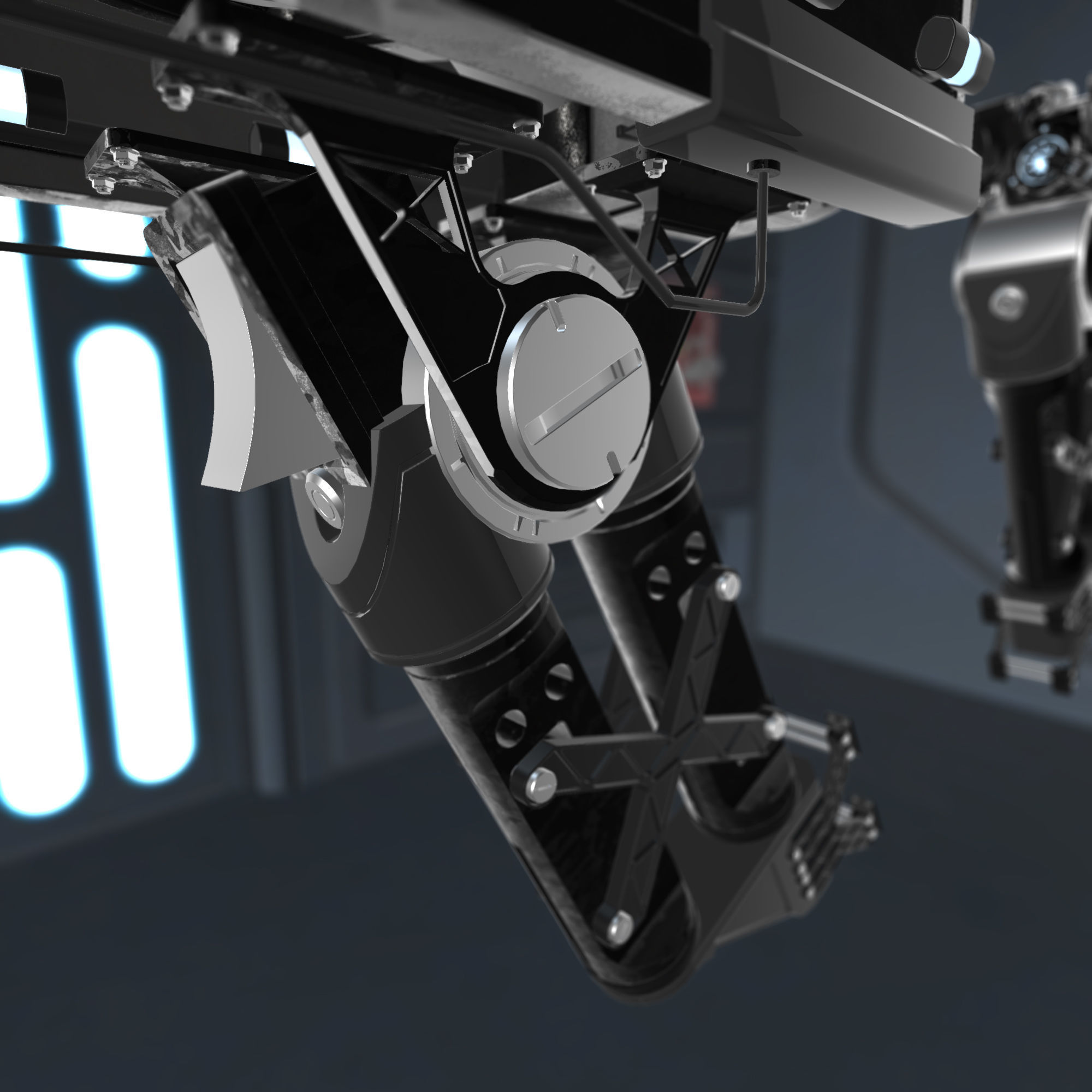 Modular Laser Gun 3D model_6