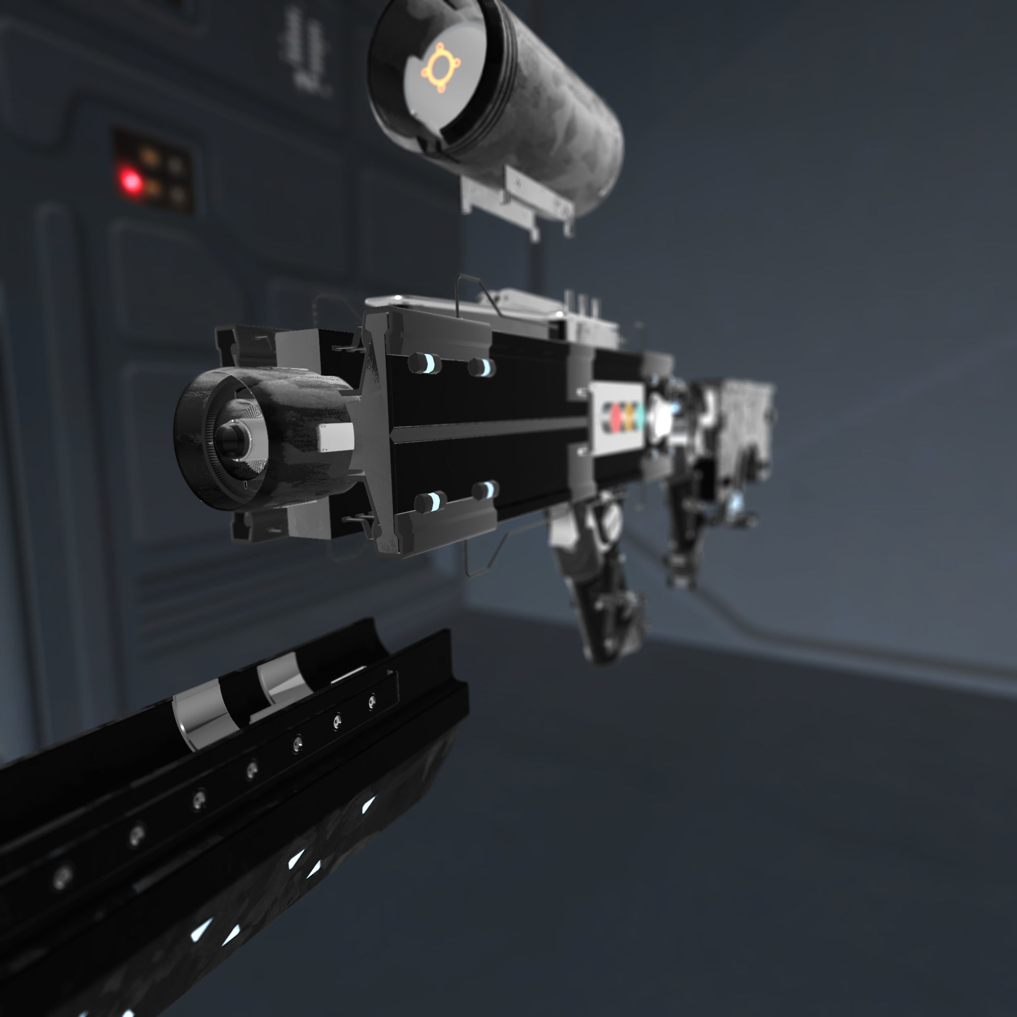 Modular Laser Gun 3D model_5