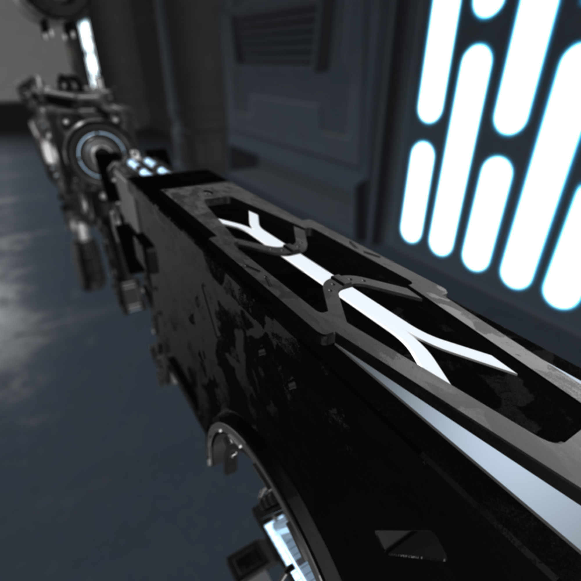 Modular Laser Gun 3D model_15