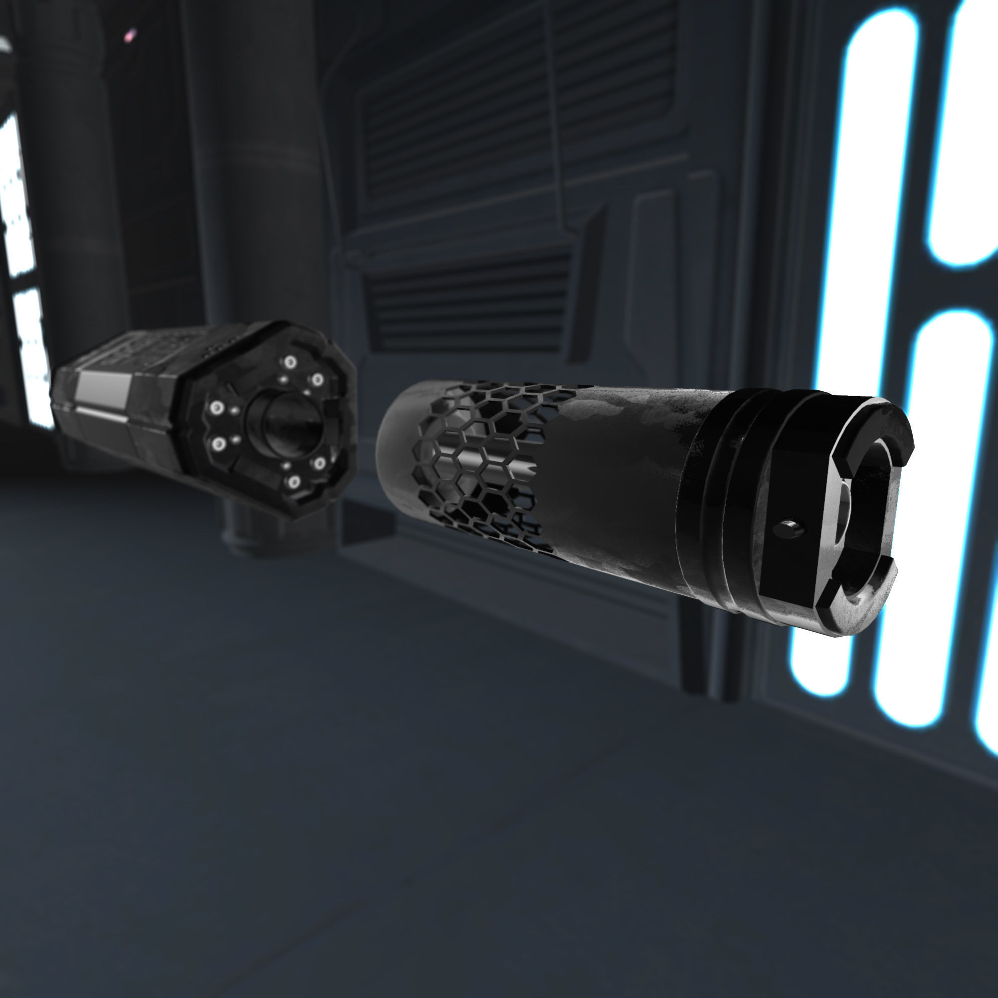 Modular Laser Gun 3D model_17