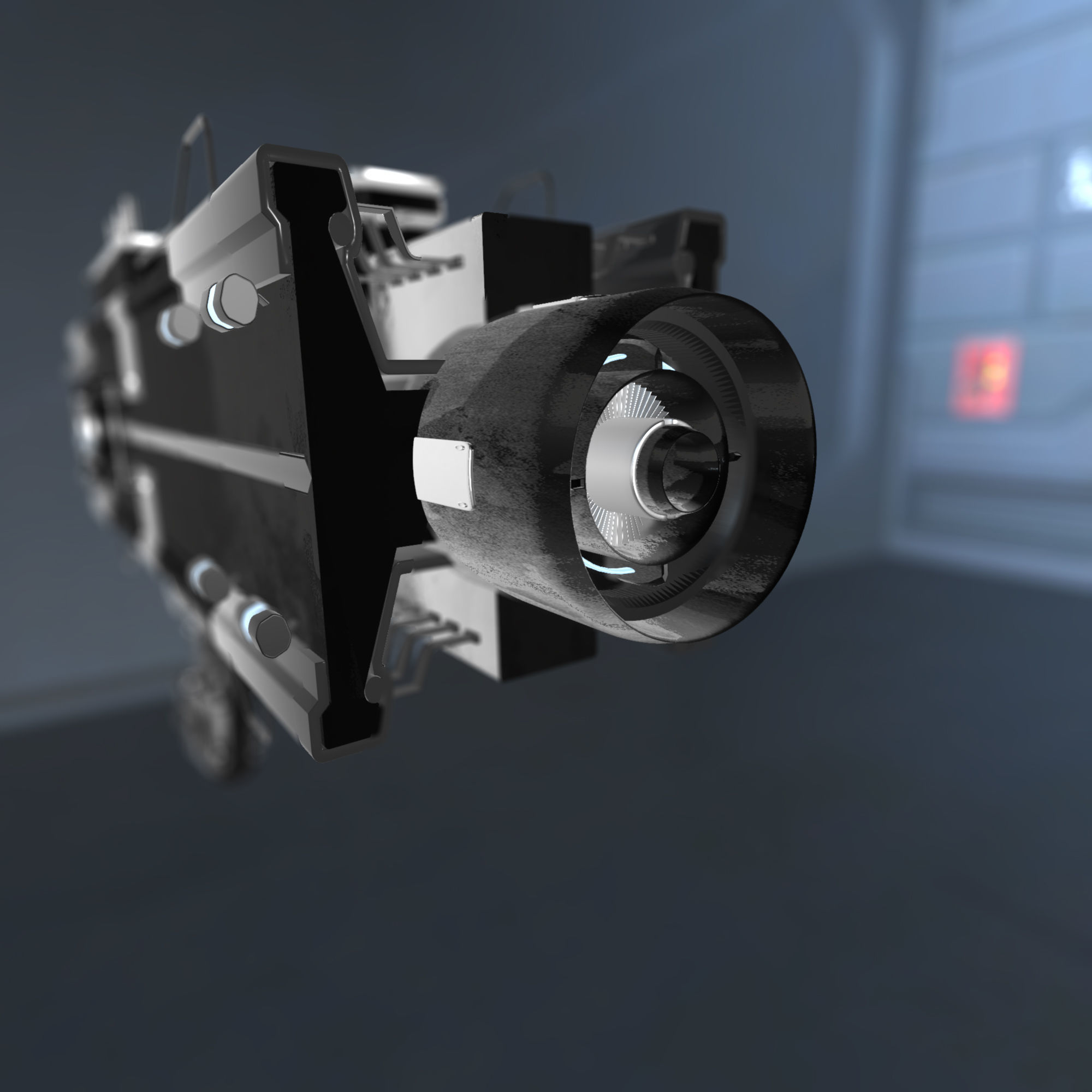 Modular Laser Gun 3D model_26