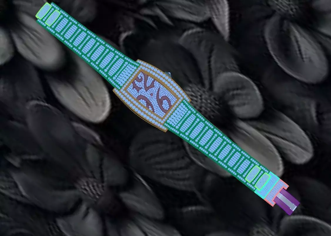 Luxury 3D Watch Model 3D print model_0