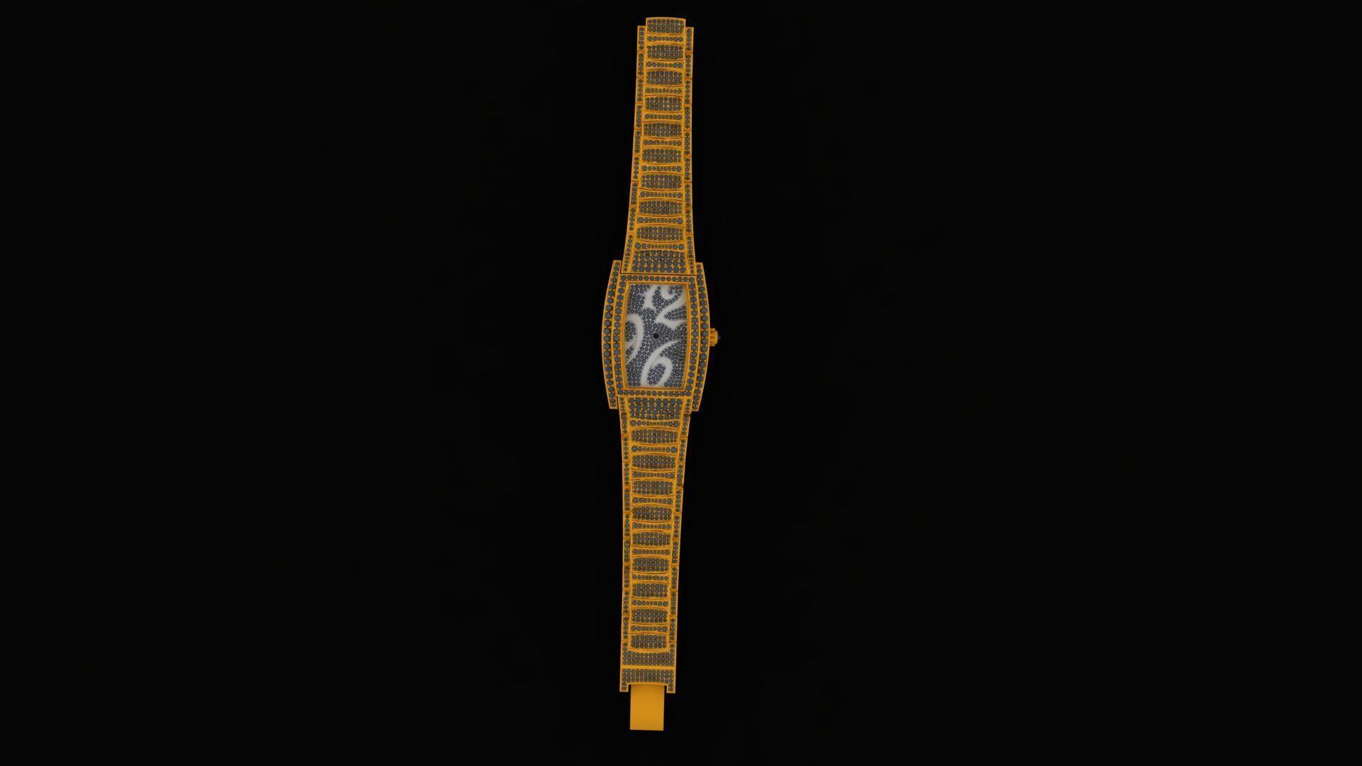 Luxury 3D Watch Model 3D print model_12