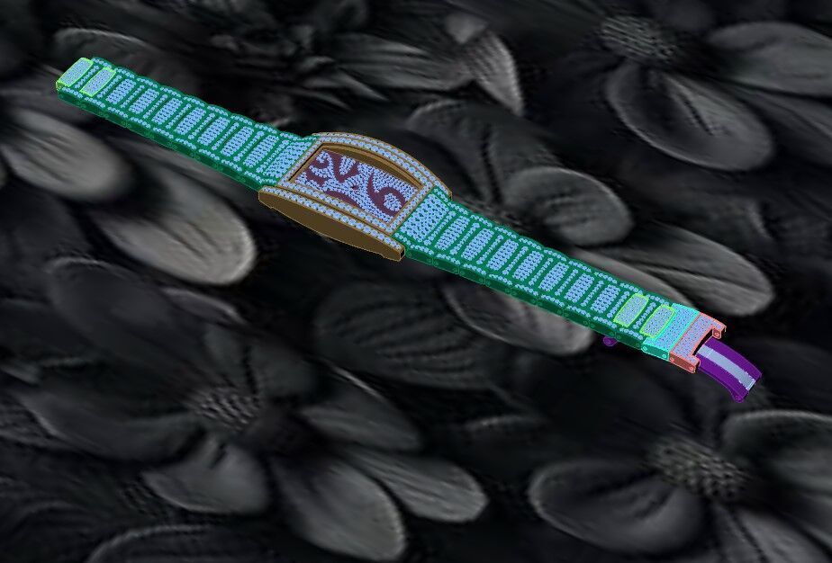 Luxury 3D Watch Model 3D print model_25