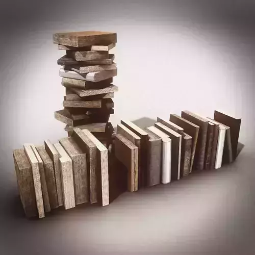 Old Books Stack