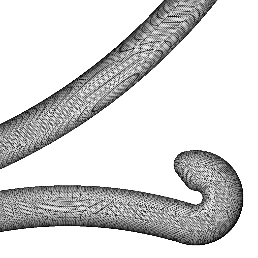 Stylish Pendant Letter Z 3D print model_5