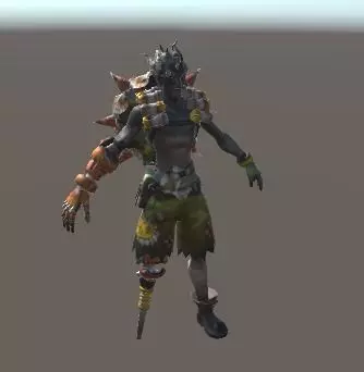 Junkrat from Overwatch Free low-poly 3D model