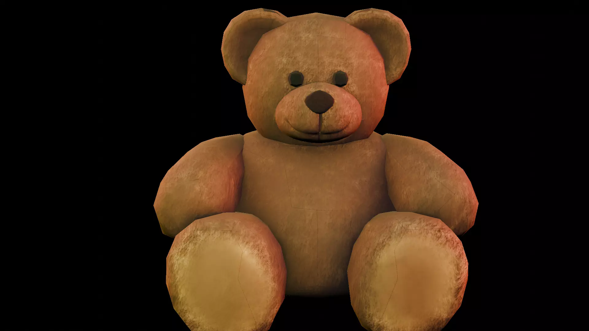 Low Poly Game Ready Tedy Low-poly 3D model_0