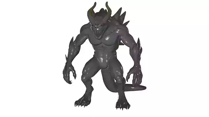 Realistic 3D Model Render  Apex Predator Monster