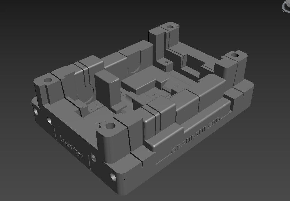 MS MSL Suspension Chassis Cutting Die Tool  3D model_1