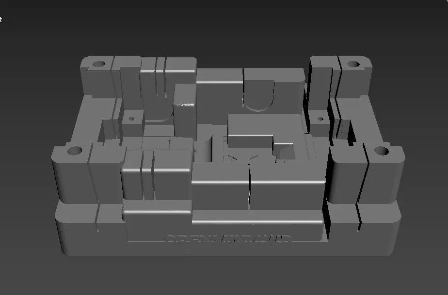 MS MSL Suspension Chassis Cutting Die Tool  3D model_0