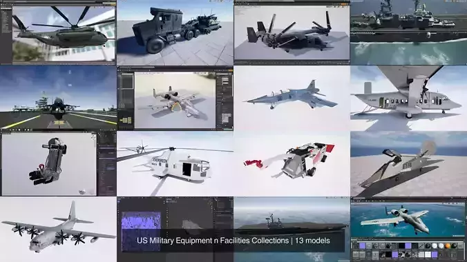 US Military Equipment n Facilities Collections 