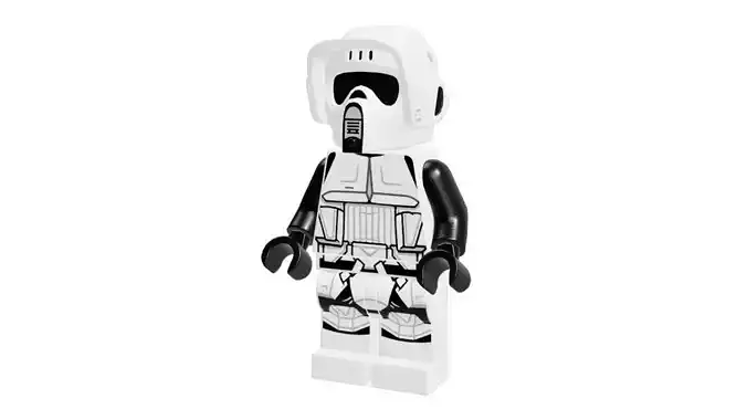 3D print minifigure - Imperial Scout Trooper 3D print model