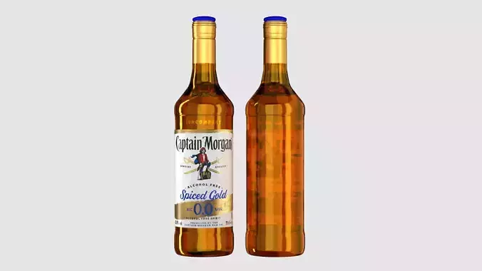 Captain Morgan Bottle Gold