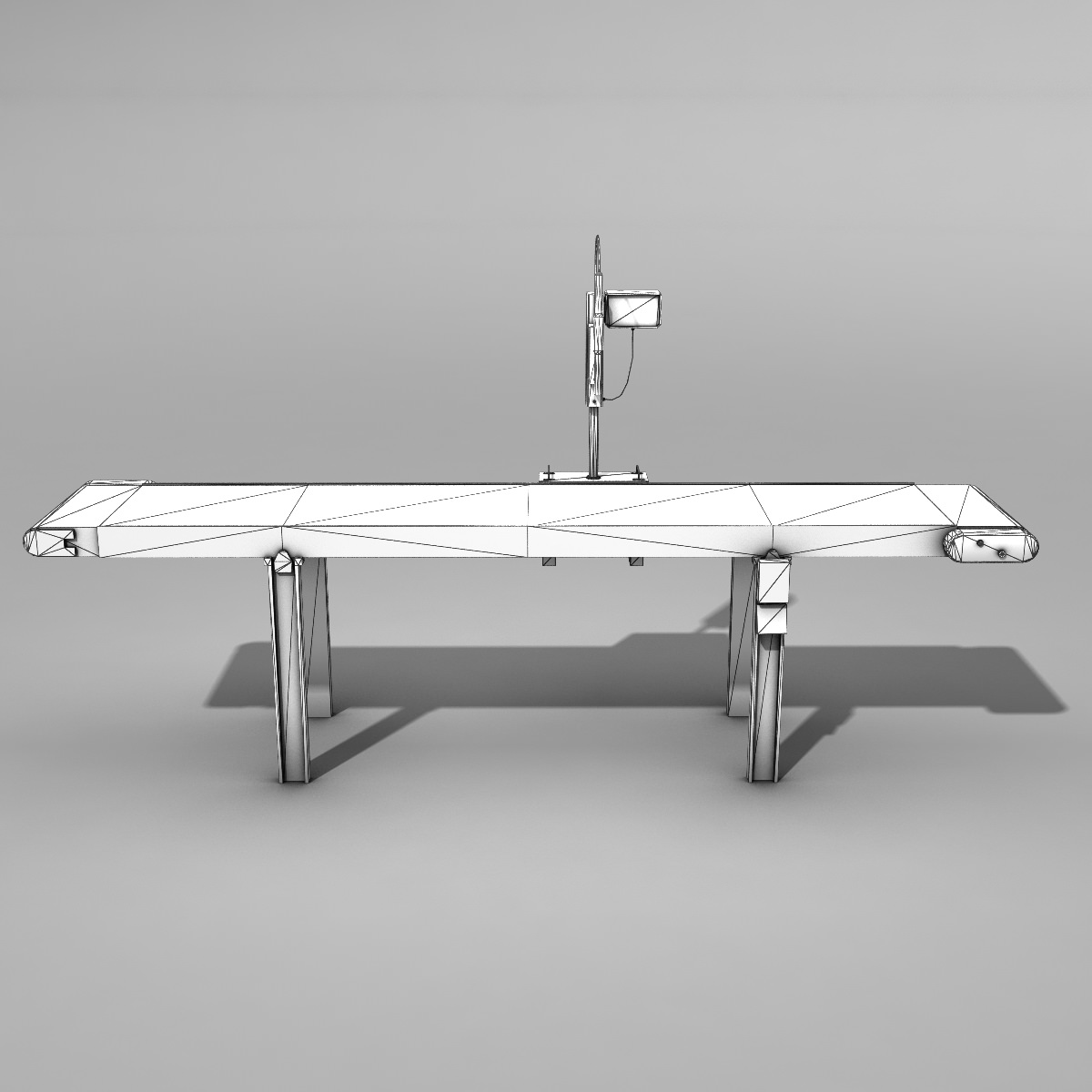 Belt Conveyor Low-poly 3D model_13