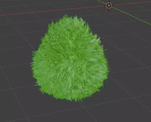 arbusto para adorno Low-poly 3D model