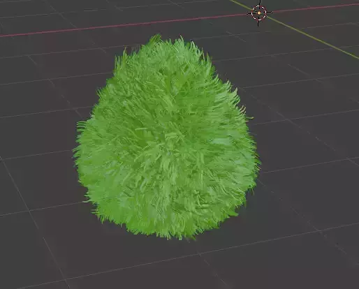 arbusto para adorno Low-poly 3D model
