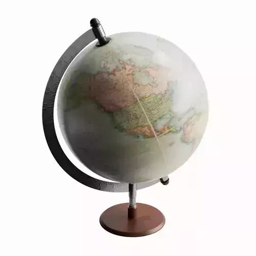 Desk Globe Metal
