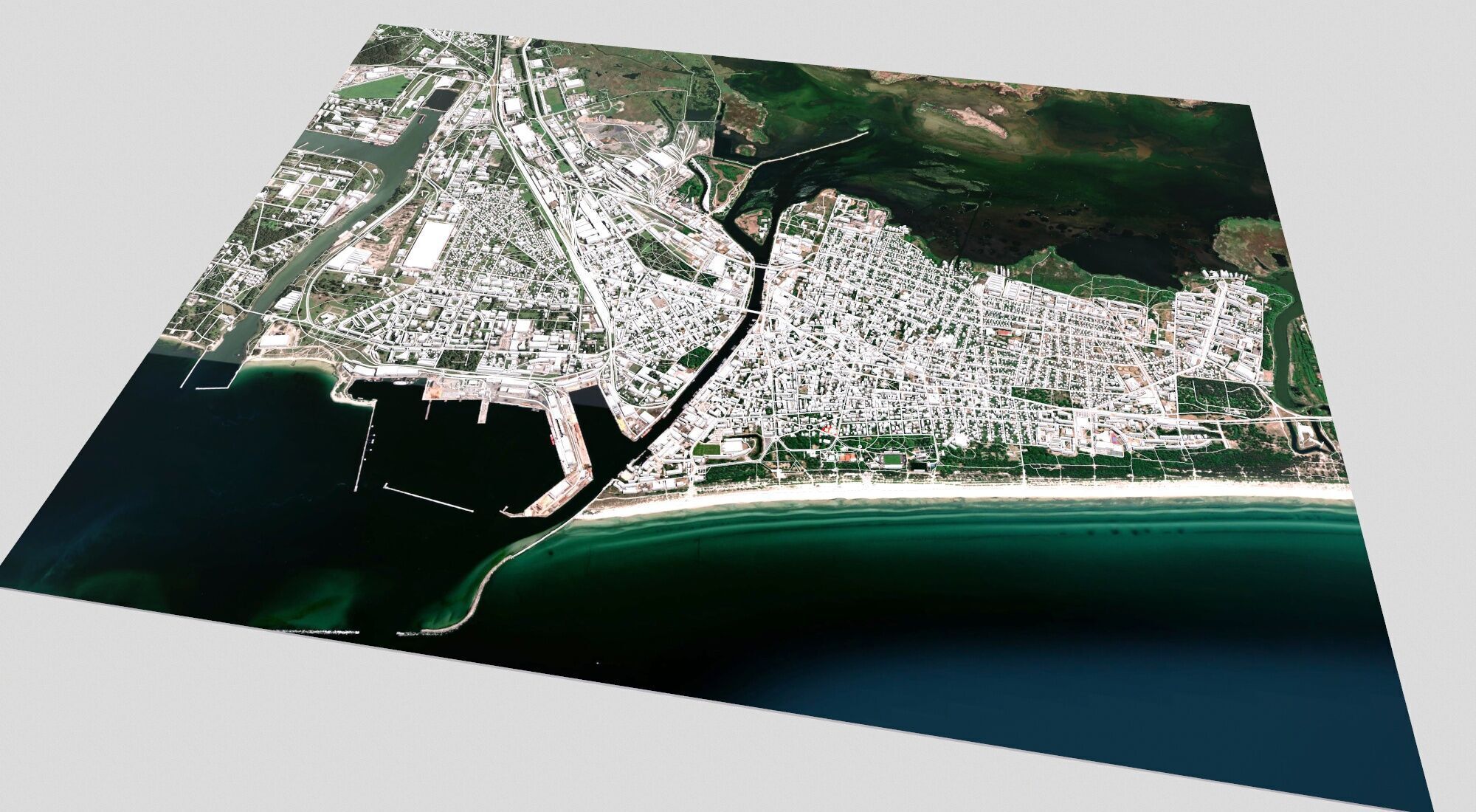 Cityscape Liepaja Latvia 3D model_2