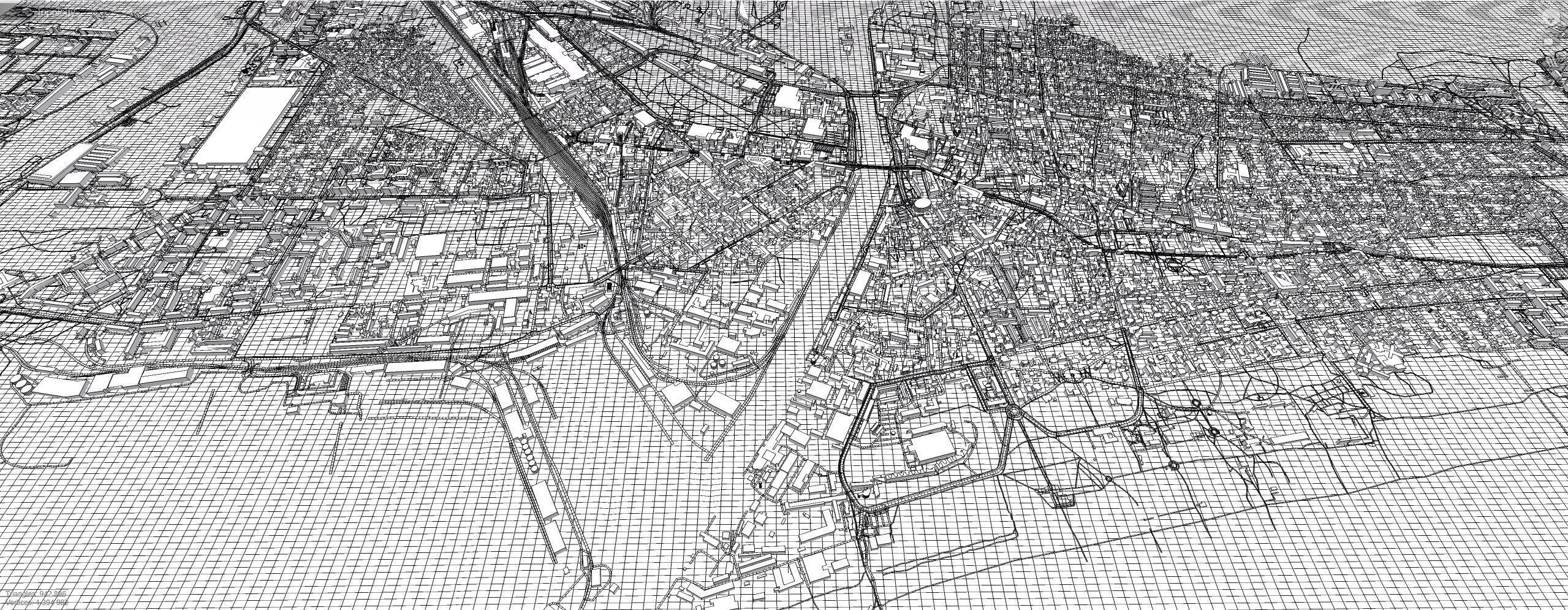 Cityscape Liepaja Latvia 3D model_17