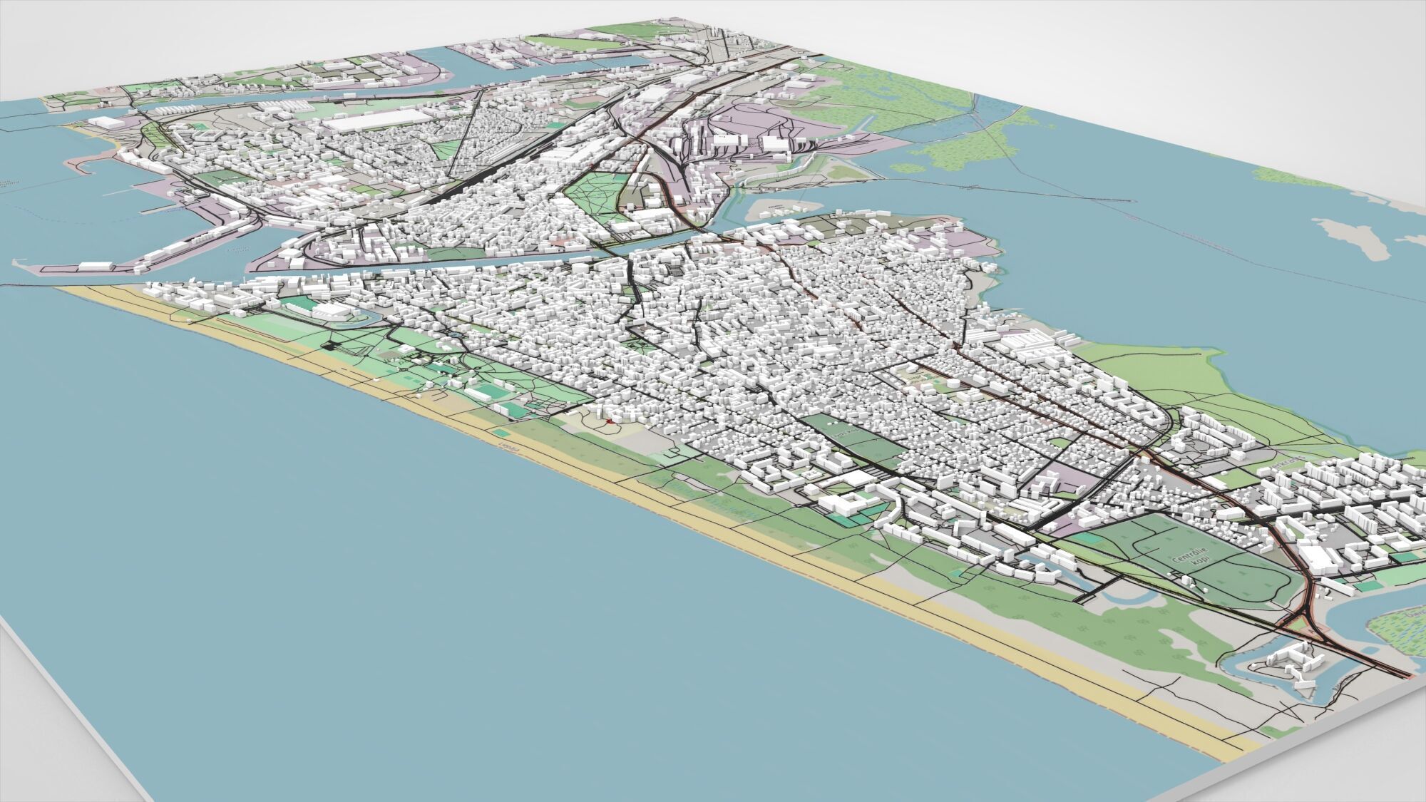 Cityscape Liepaja Latvia 3D model_5