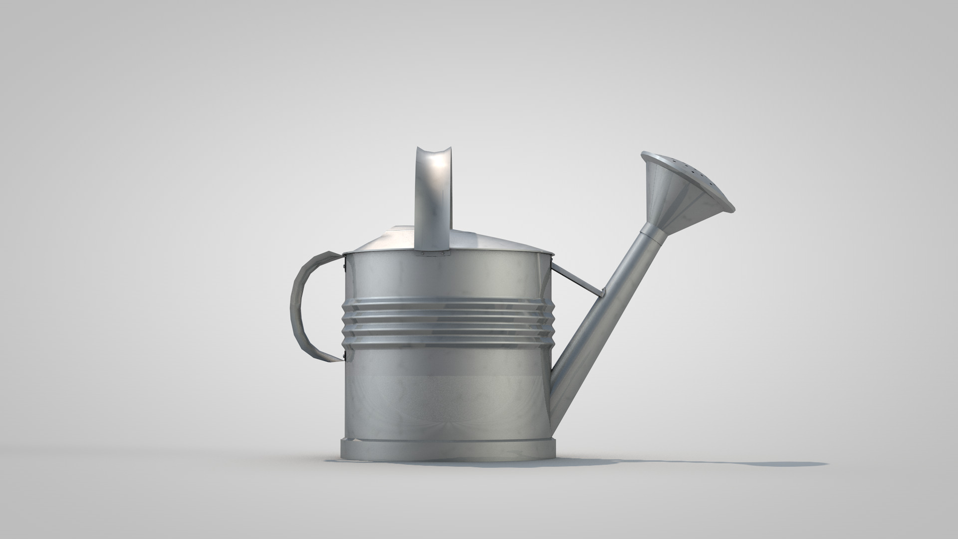 Metal watering can 3D model_6