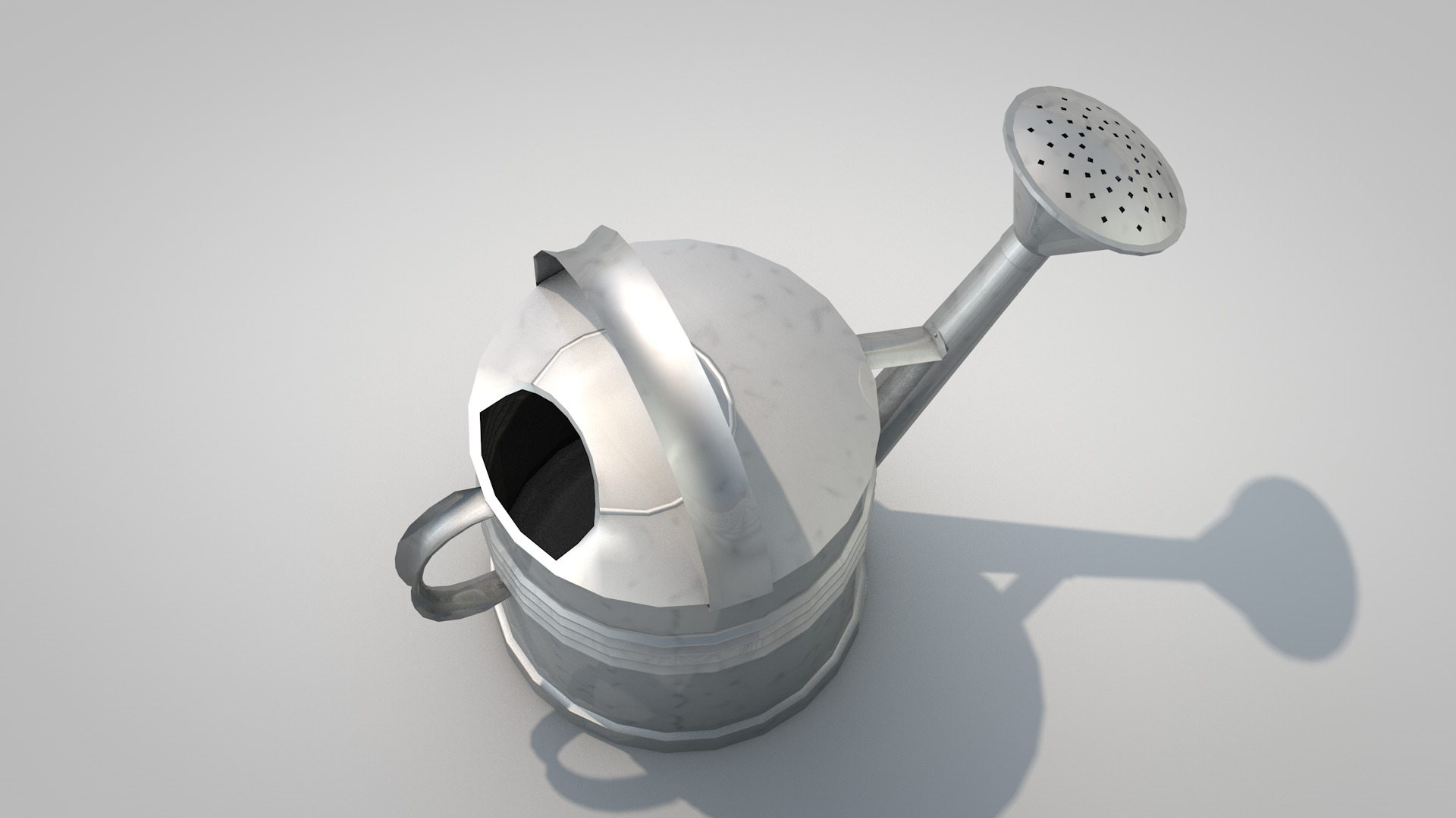 Metal watering can 3D model_11