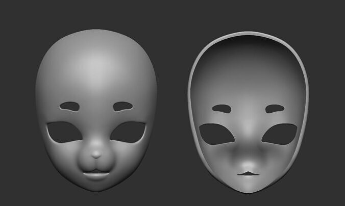 Kigurumi Mask 3D Model  3D print model