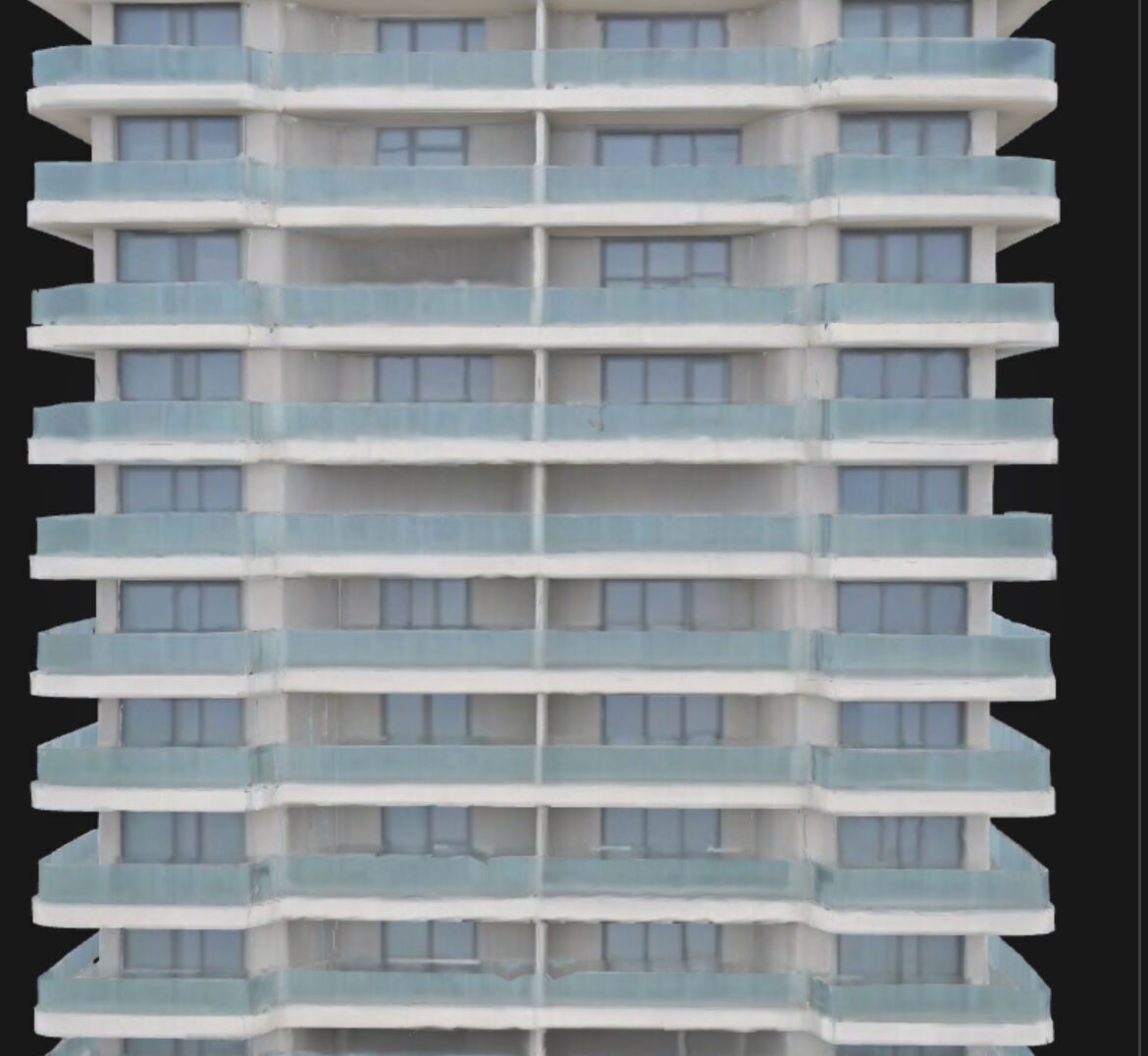 Residential Building 3D model_4