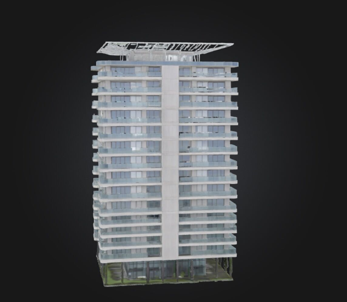 Residential Building 3D model_2