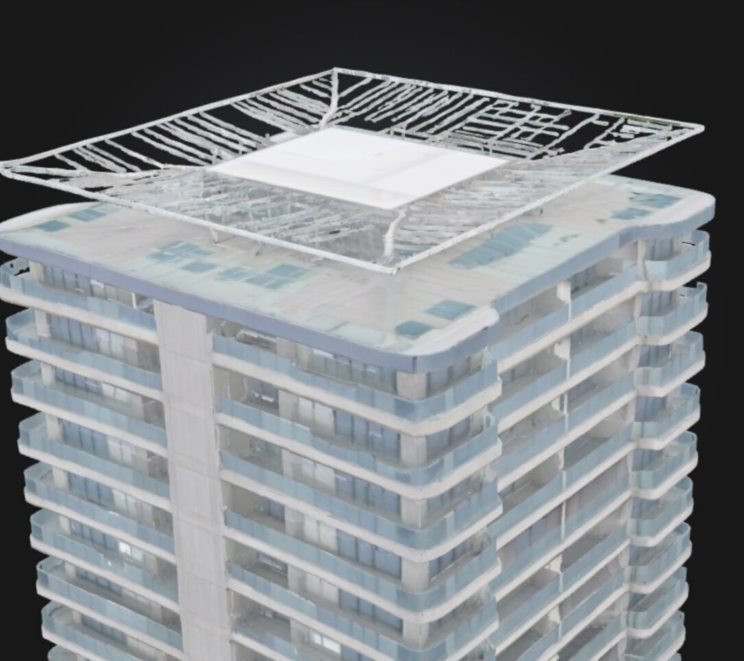 Residential Building 3D model_6