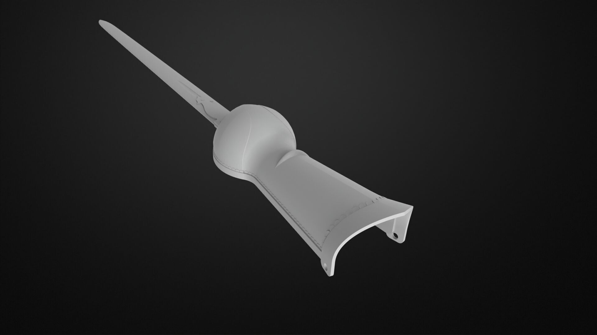 Weapons Encyclopedia 014 Pata 3D print model_6