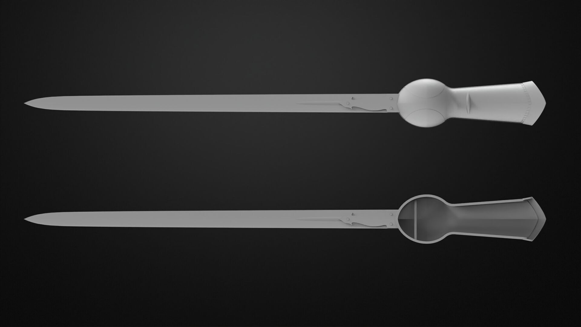 Weapons Encyclopedia 014 Pata 3D print model_3