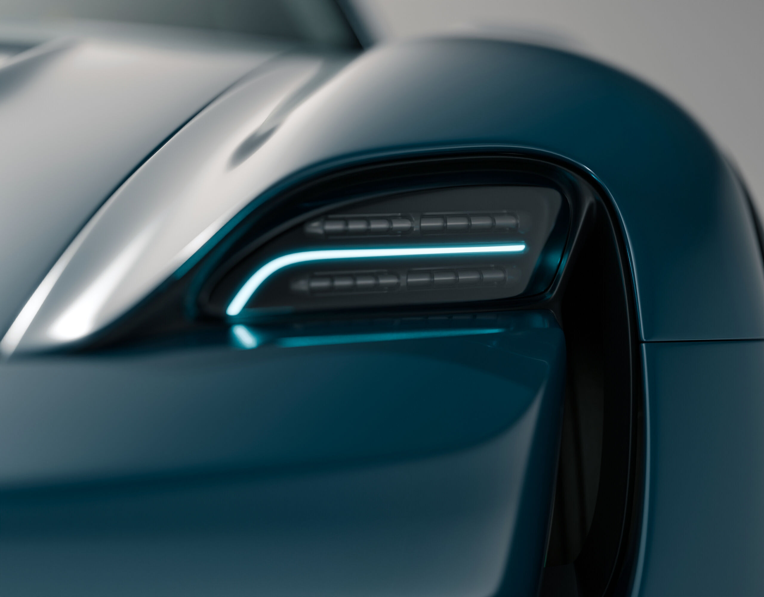 Porsche Taycan Turbo Modified 3D model_6