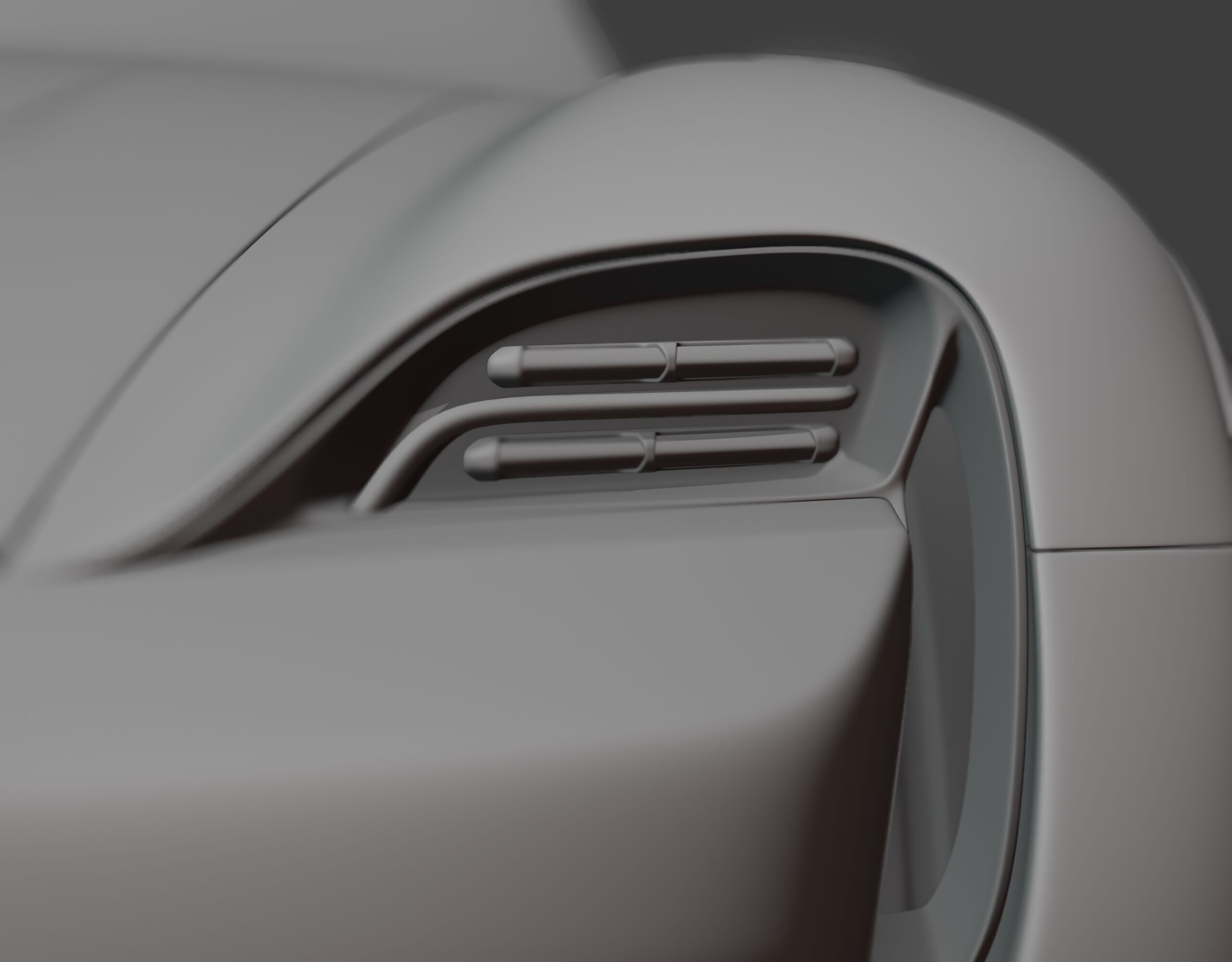 Porsche Taycan Turbo Modified 3D model_18