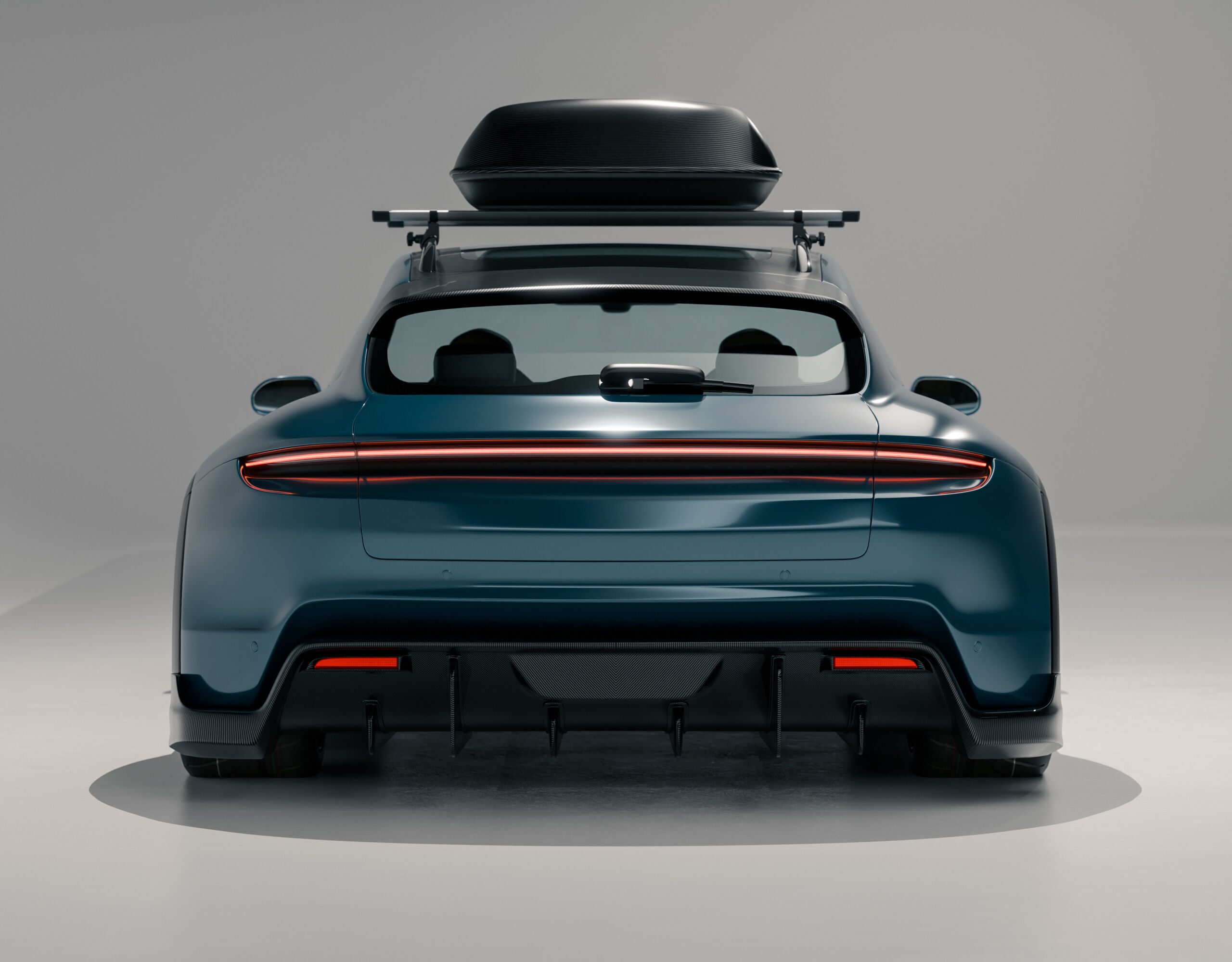 Porsche Taycan Turbo Modified 3D model_4