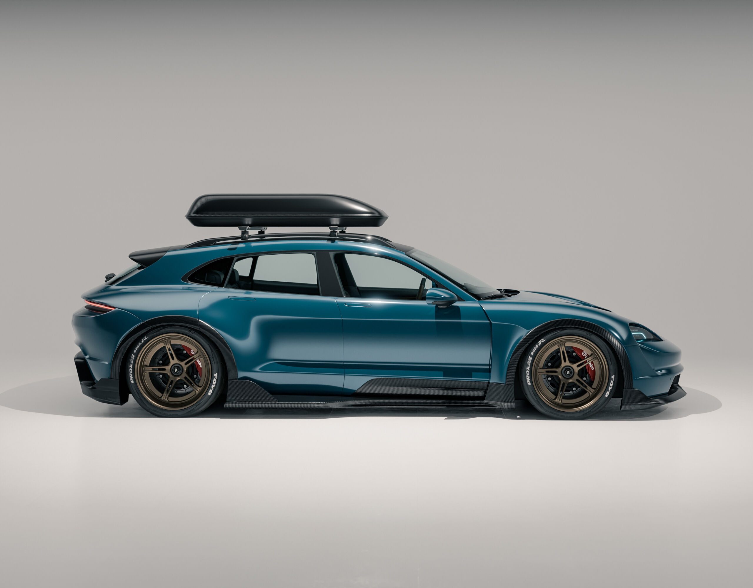 Porsche Taycan Turbo Modified 3D model_2