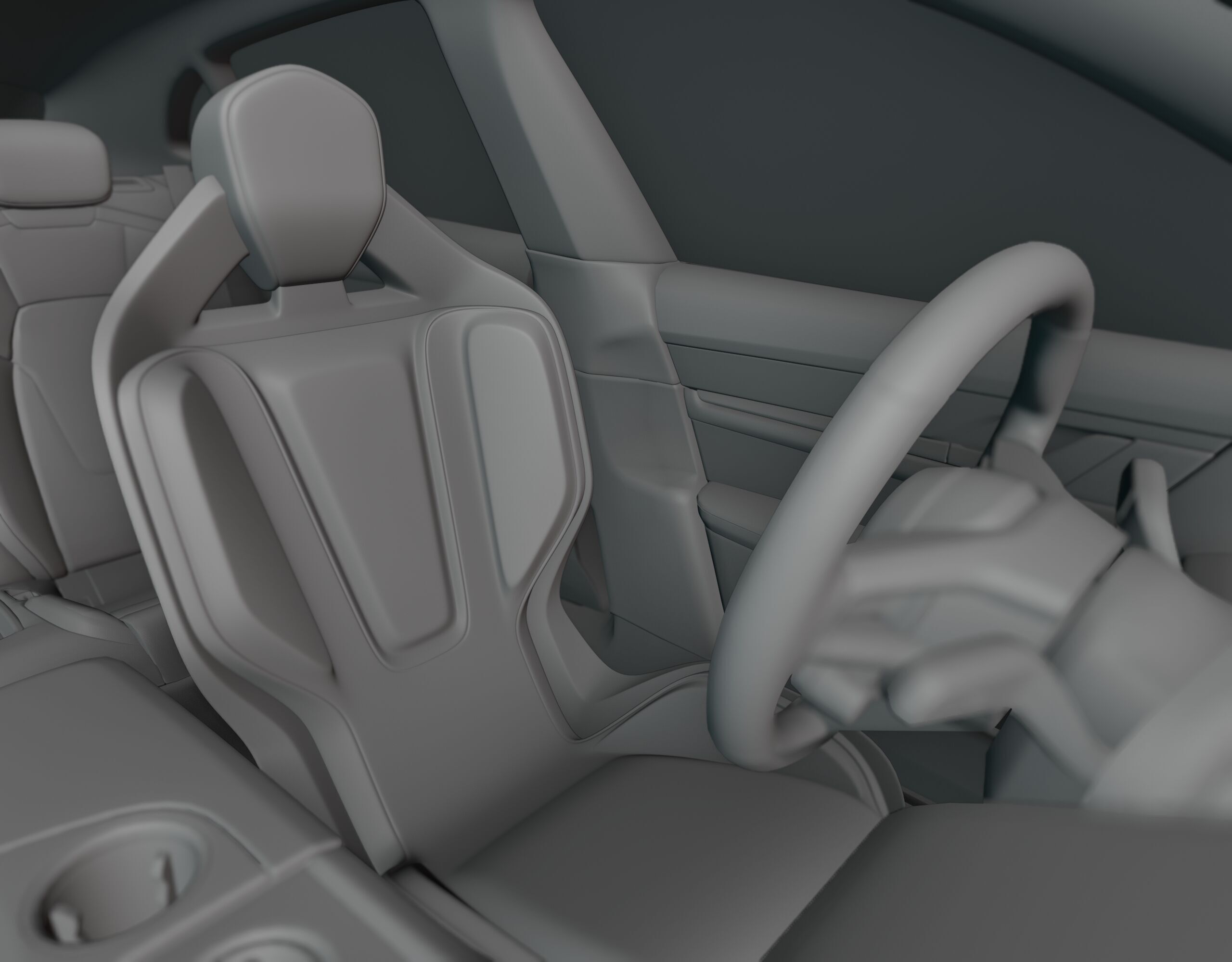 Porsche Taycan Turbo Modified 3D model_20