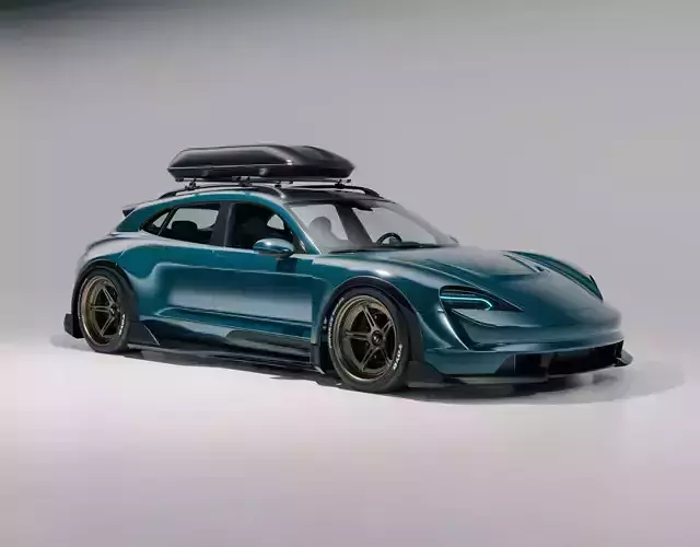 Porsche Taycan Turbo Modified 3D model