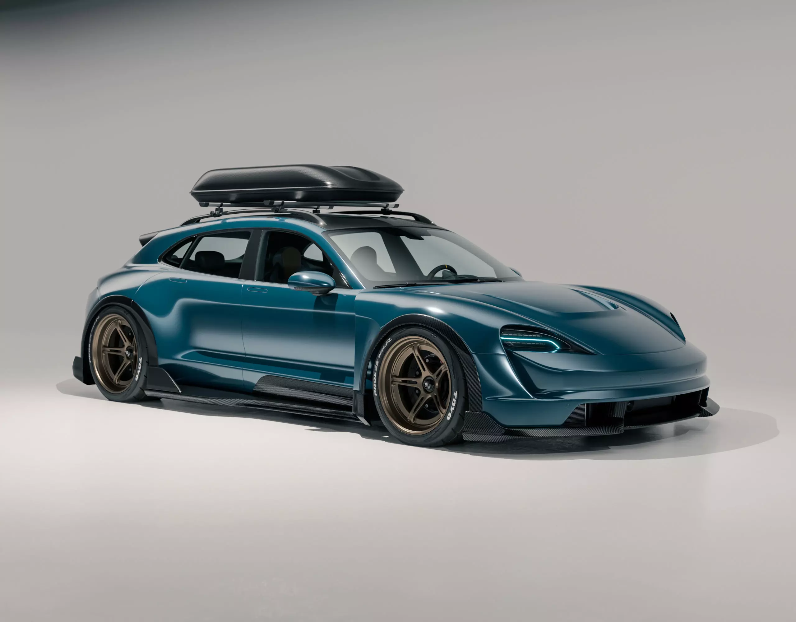 Porsche Taycan Turbo Modified 3D model_0